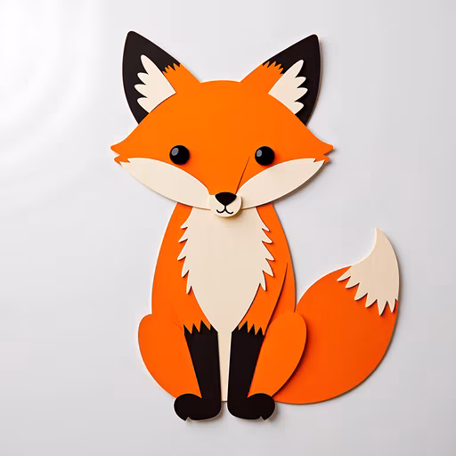 Cartoon Fox Illustration