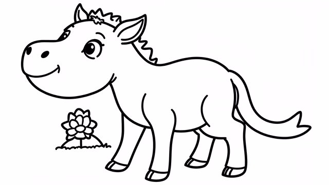 Cartoon Horse