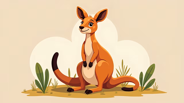 Cartoon Kangaroo