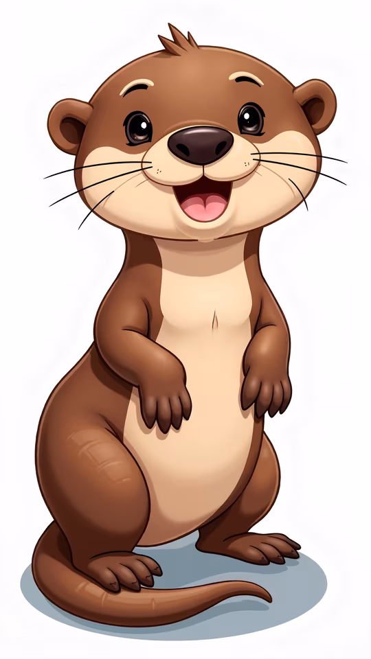 Cartoon Otter