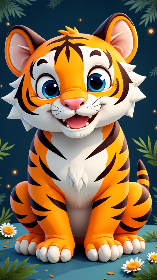 Cartoon Tiger