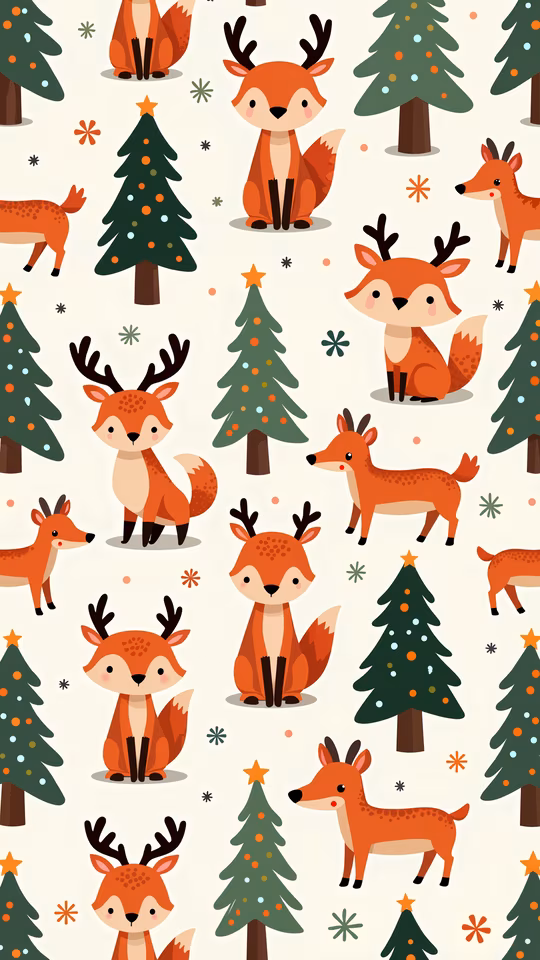Christmas Forest Illustration