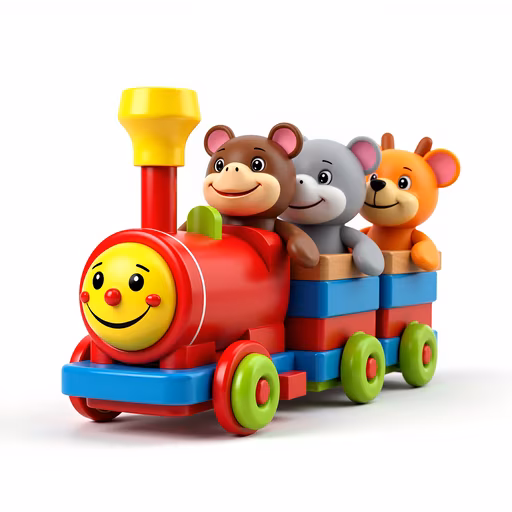 Colorful Train Adventure