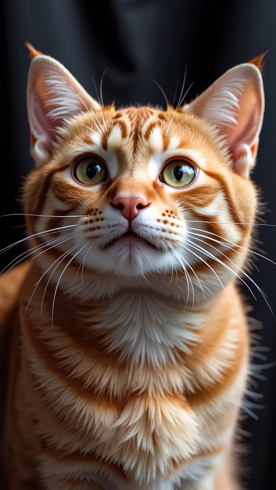 Curious Ginger Cat