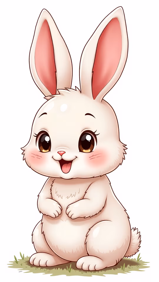 Cute Bunny Illustration
