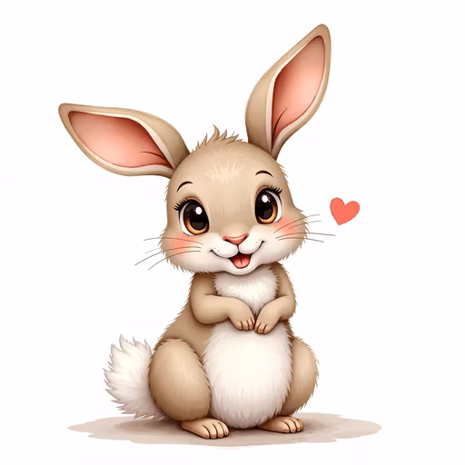 Cute Bunny Illustration