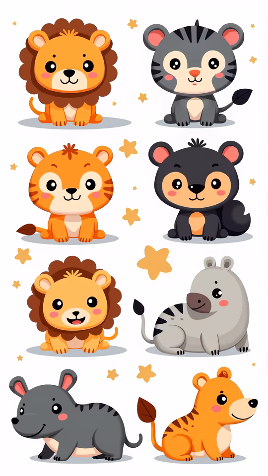 Cute Cartoon Animals