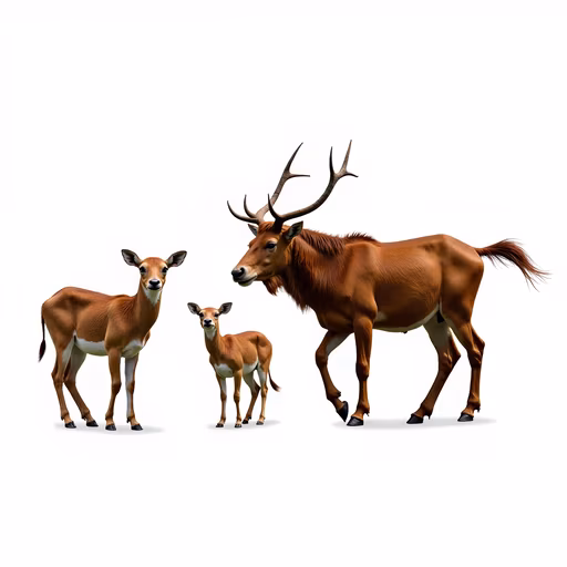 Deer Family Illustration