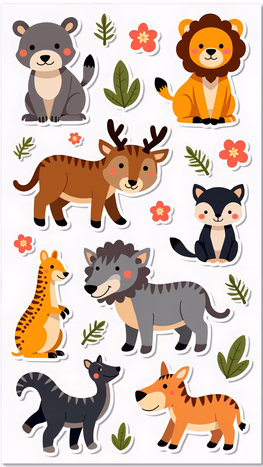 Forest Animals Illustration