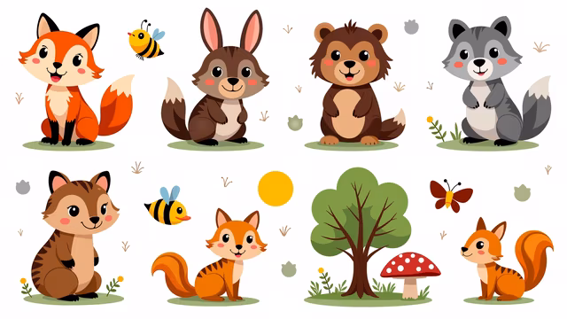 Forest Animals Illustration