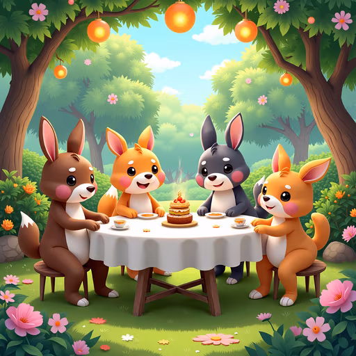 Forest Friends Birthday Party