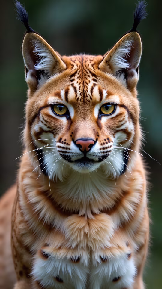 Golden Lynx Portrait