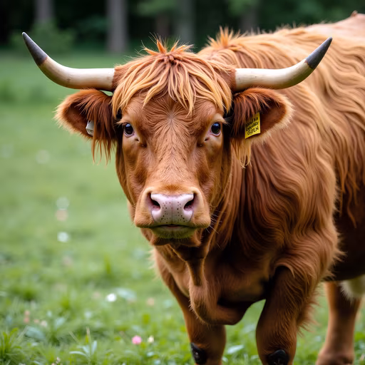 Highland Cow Portrait