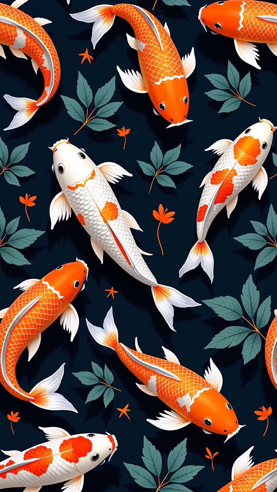 Koi Fish Illustration