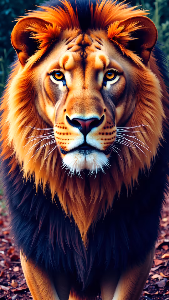 Majestic Lion Illustration