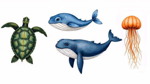 Marine Life Illustration
