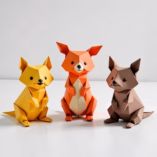 Origami Foxes