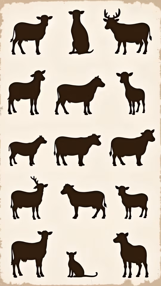 Silhouettes of Animals