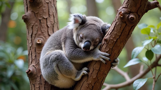 Sleeping Koala
