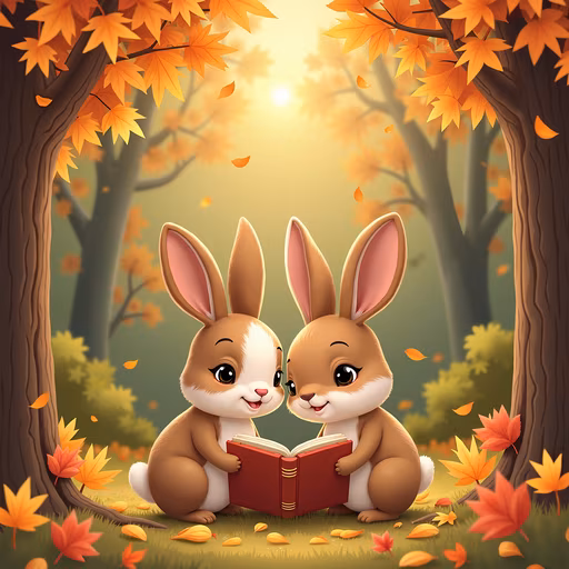 Autumn Bunny Bookworms