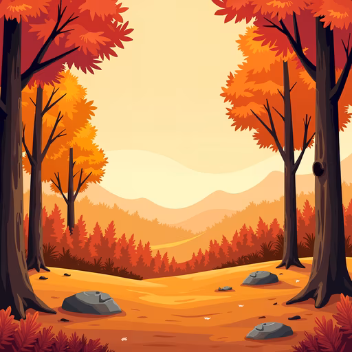 Autumn Forest Illustration
