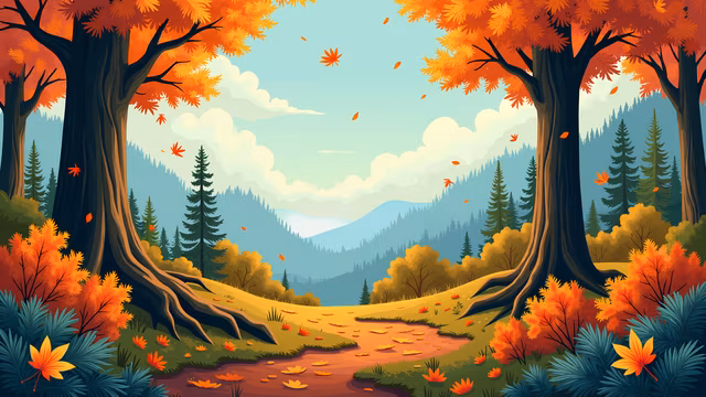 Autumn Forest Illustration