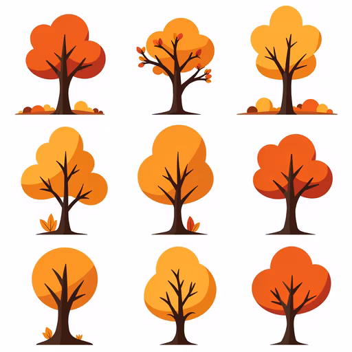 Autumn Trees Illustration