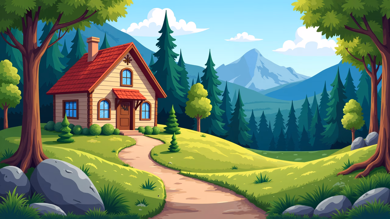 A cozy cabin surrounded by nature, perfect for relaxation and escape.