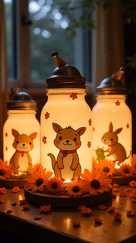 Cartoon Animal Lanterns
