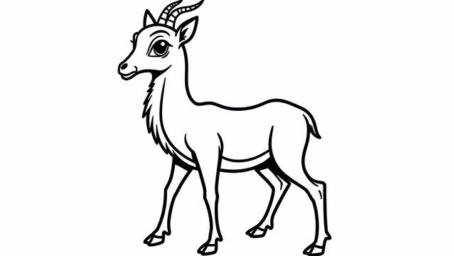 Cartoon Gazelle