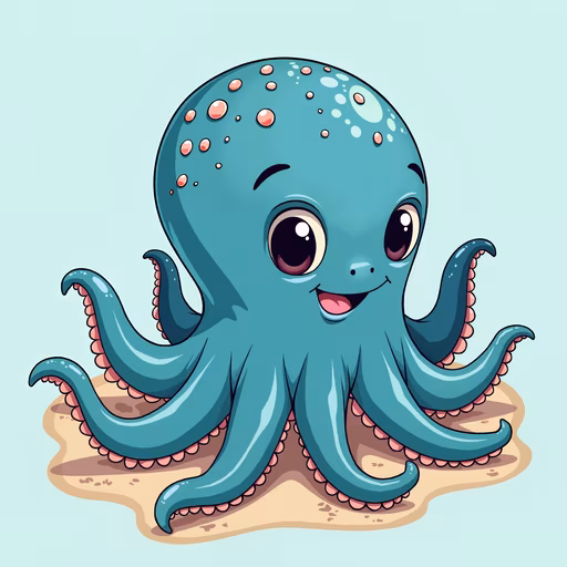 Cartoon Octopus