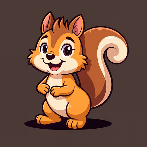 Cartoon Squirrel