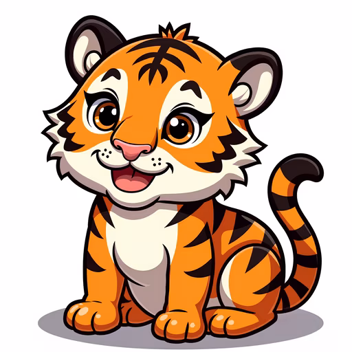 Cartoon Tiger Cub