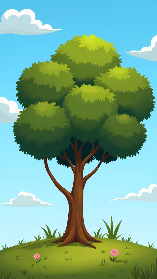 Cartoon Tree Illustration
