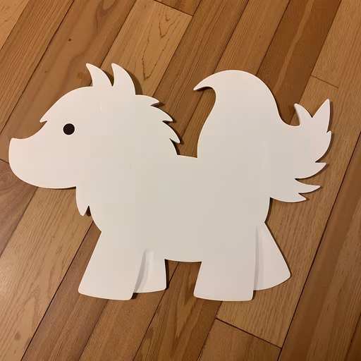 Cartoon Unicorn Silhouette