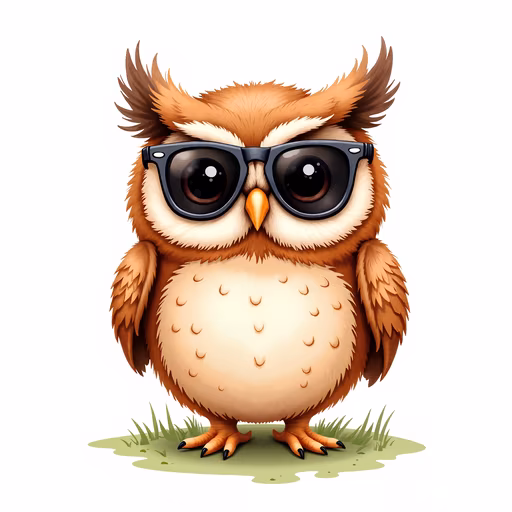 Cool Owl Illustration