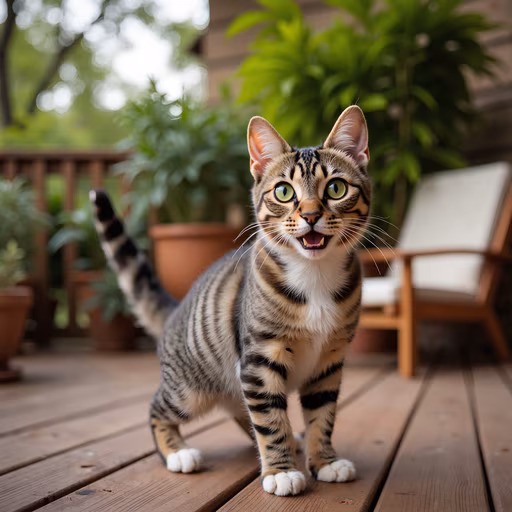 Curious Bengal Cat