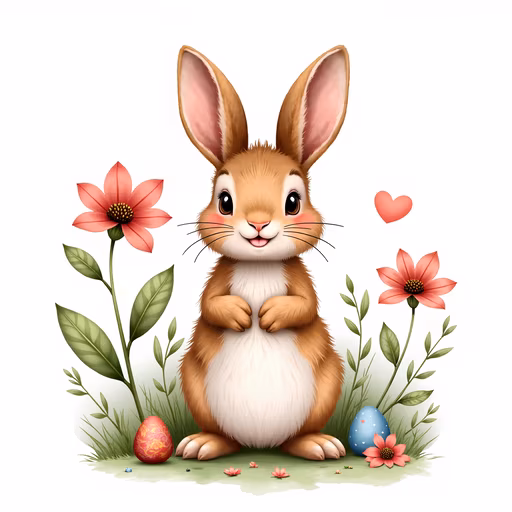 Easter Bunny Illustration