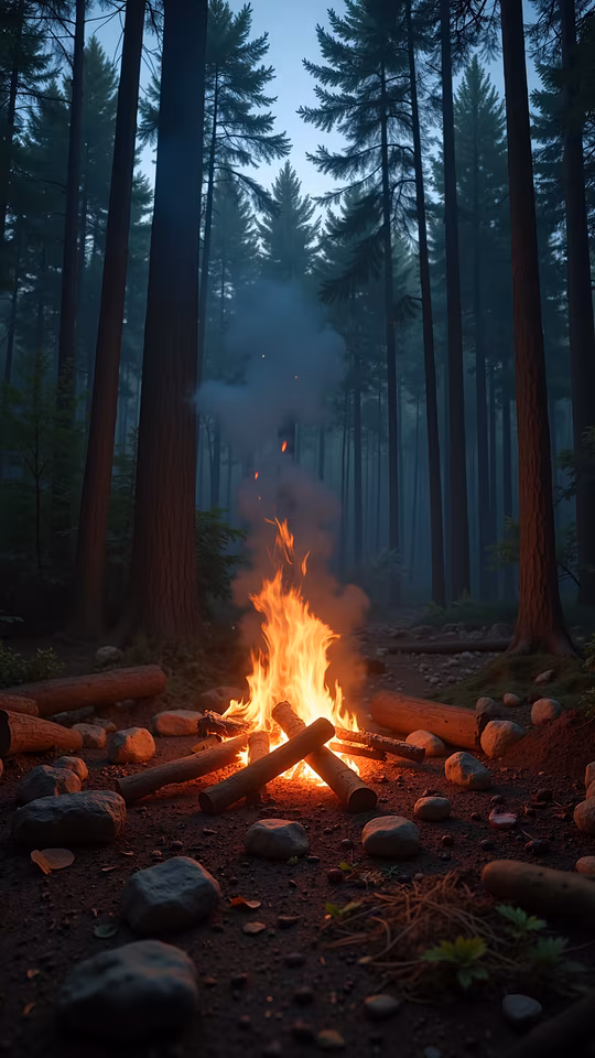 Forest Bonfire