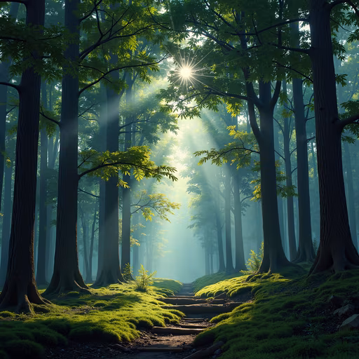 Forest Path Illustration