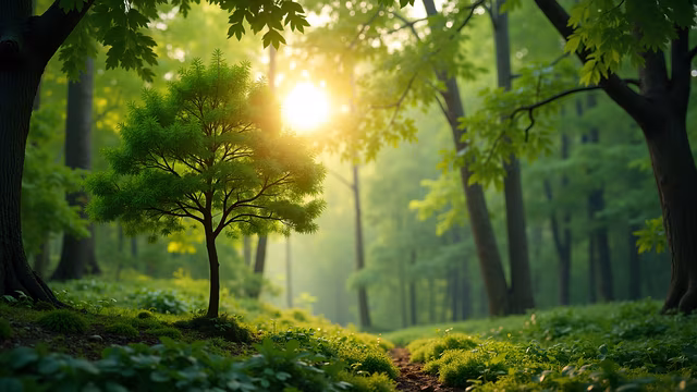 Forest Path Illustration