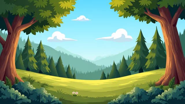 Forest Serenity Illustration