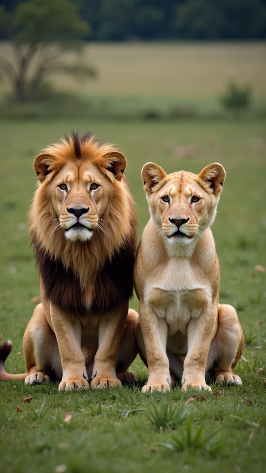 Lions in Serengeti