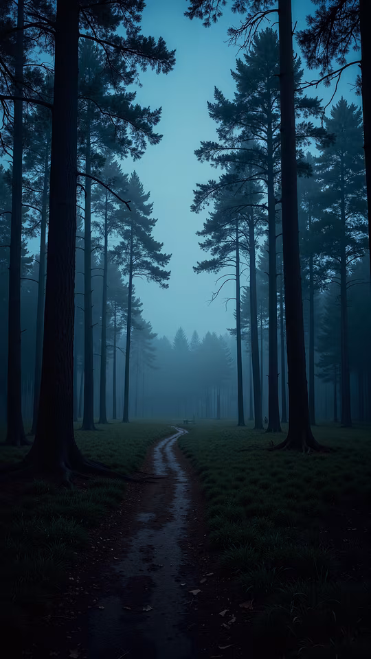 Misty Forest Path