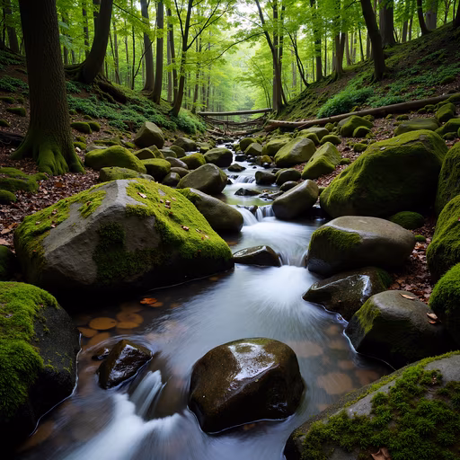 Mossy Forest Stream