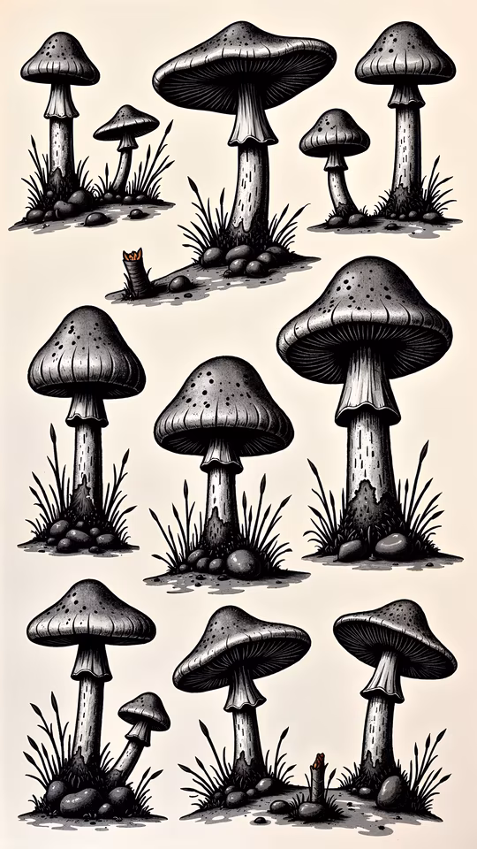 Mushroom Illustration