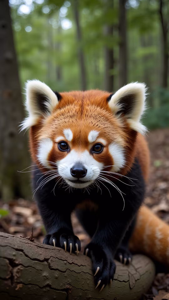 Red Panda in the Woods