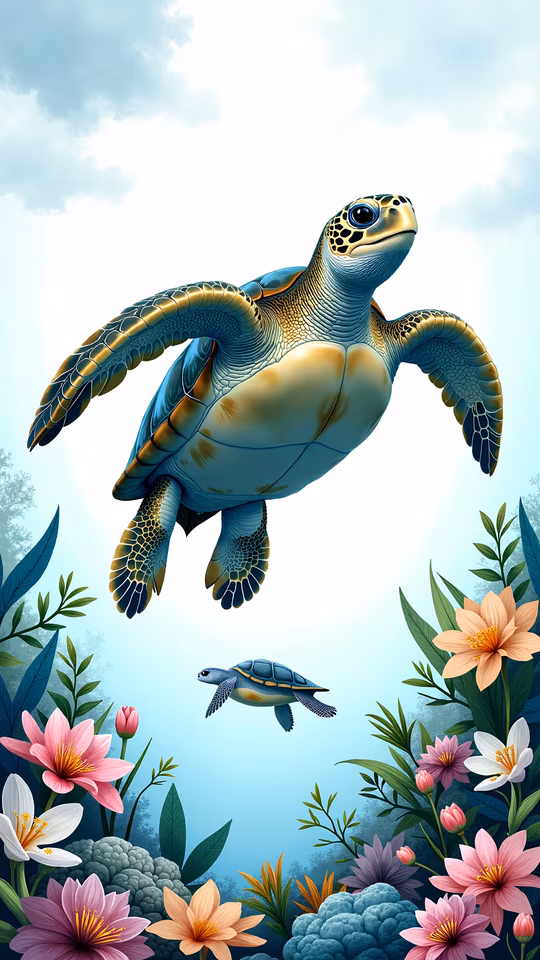 Sea Turtle Illustration
