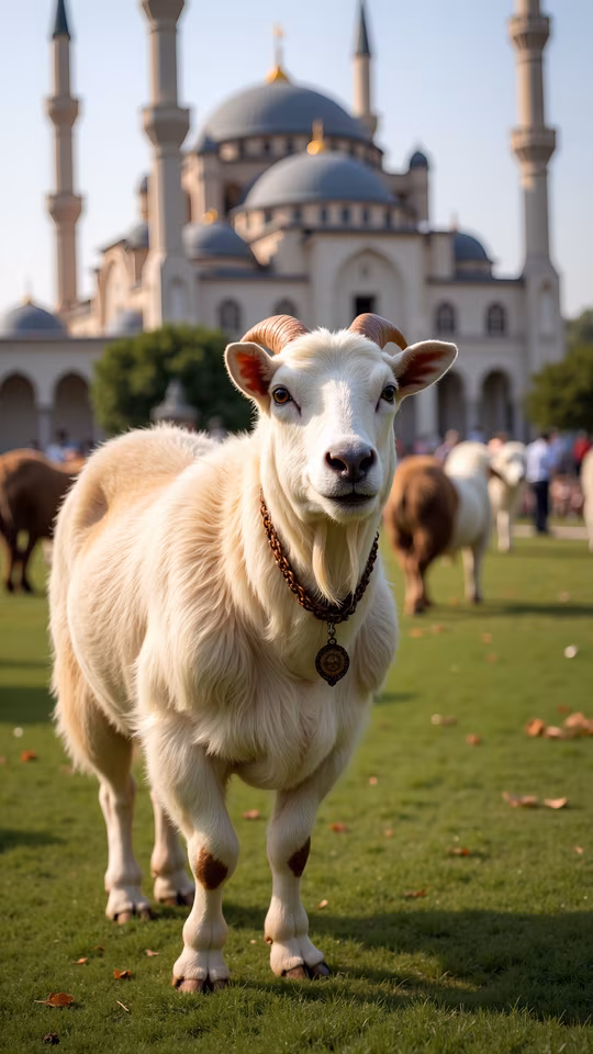 Sheep in Mosque