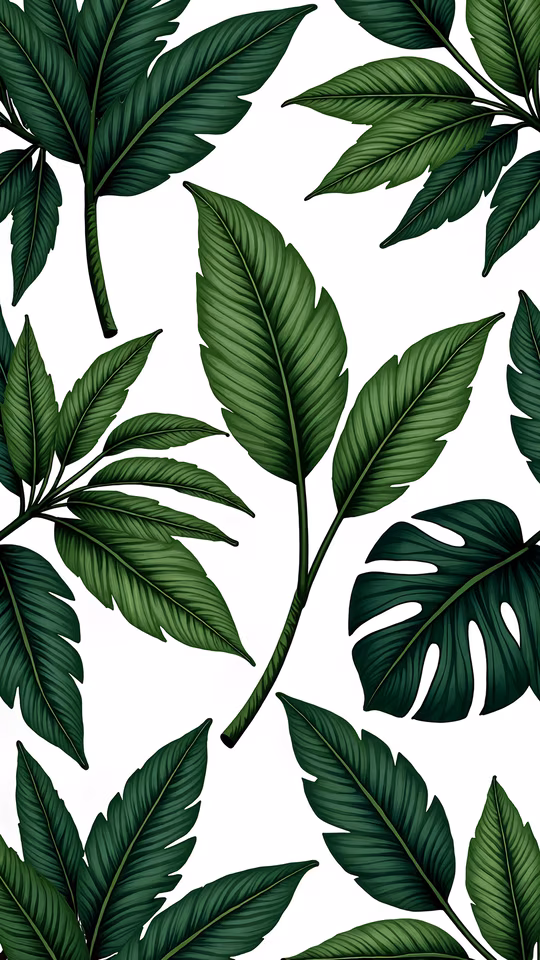 Tropical Leaves Illustration